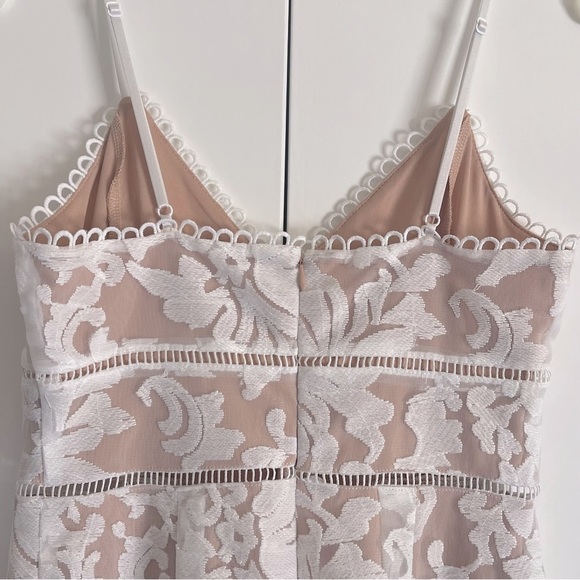 Lulu’s Angelic Intentions White Lace Wide-Leg Jumpsuit - Picture 4 of 7